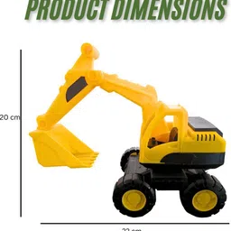 opac Unbreakable JCB Construction Truck Toy Engineering Vehicle Toys for Kids image 3