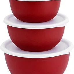 classic essentials Stainless Steel Storage Bowl Microwave Safe Bowl image 4