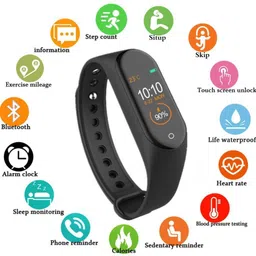 TRAGBARE M4 Bluetooth Fitness Wrist Smart Band image 2