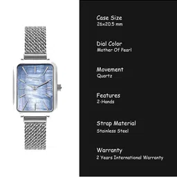 Lee Cooper Women Dial & Stainless Steel Bracelet Style Straps Analogue Watch LC07815.390 image 3