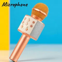 nilesawar X312 Portable Singing Microphone with Built-in Speaker – Studio Sound Quality Microphone image 1