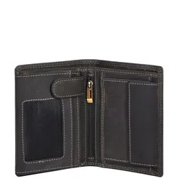 Sassora Men Animal Printed Embellished Leather Two Fold Wallet image 2