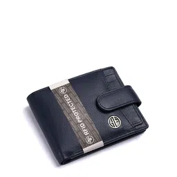 HAMMONDS FLYCATCHER Men Blue Leather Two Fold Wallet image 4