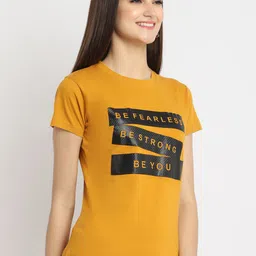 Fabflee Pack Of 3 Typography Printed Cotton T-shirt image 2