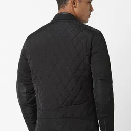 Peter England Casuals Stand Collar Quilted Jacket image 4