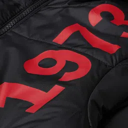 Pepe Jeans Boys Typography Printed Hooded Bomber Jacket image 4