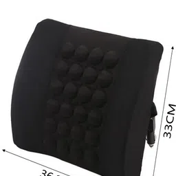 maties Black Memory Foam Car Pillow Cushion for Universal For Car image 2