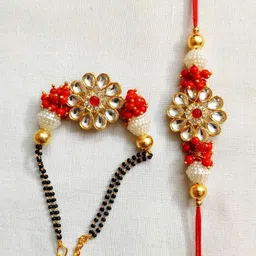 shreem store Designer @1 Mauli Thread Rakhi Set-picture-11