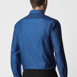 Van Heusen Self Design Pure Cotton Formal Shirt image 2