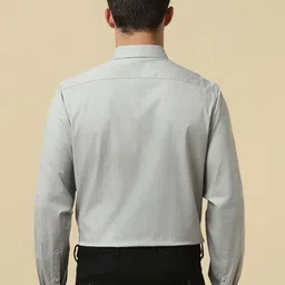 Allen Solly Men Spread Collar Geometric Printed Cotton Slim Fit Formal Shirt image 3