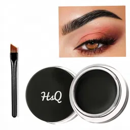 hsq Waterproof Long Lasting Black Gel Eyeliner with Brush Smudge Proof Matte Finish 5 g-picture-27