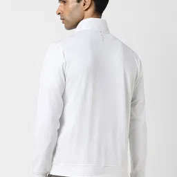 Van Heusen Flex Men White Sporty Jacket image 4