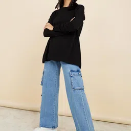 Styli Women Drop-Shoulder Sleeves Loose T-shirt image 4