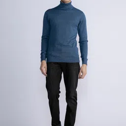 Petrol Turtle Neck Pullover image 5