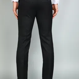raymond Men Slim Fit Black Polyester Trousers image 4