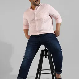 Instafab Plus Men Plus Size Classic Casual Cotton Shirt image 4