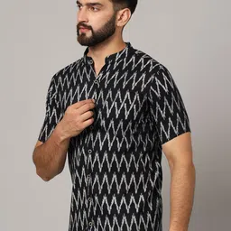 FABRIC FITOOR Men Relaxed Opaque Printed Casual Shirt image 3