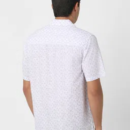 peter england casuals Peter England CasualsRegular fit printed half sleeve cuban collar shirt image 5