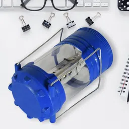 lipzie Portable Camping Lantern – Safe & Durable White Light Tent Lamp Blue Plastic Hanging Lantern image 3