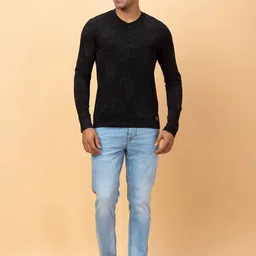 Being Human Men Henley Neck Pockets T-shirt image 4