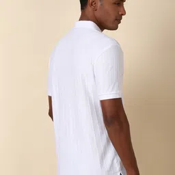 Allen Solly Men Colourblocked Polo Collar T-shirt image 4