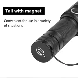 gor IMPACT XHP50 LED Tactical Flashlight 800 Lumens,4 Modes, Zoomable, Magnetic Tail Torch image 2