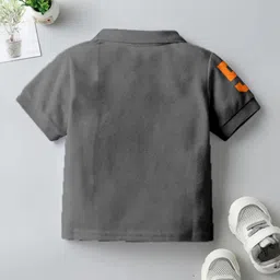 CODEZ Boys 2 Polo Collar Applique T-shirt image 4