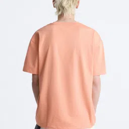 MISCHIEF MONKEY Men Typography Printed Round Neck Cotton Oversized T-Shirt image 4