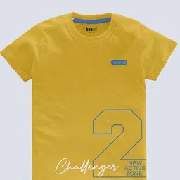 BAESD Boys Pack Of 3 Typography Printed Round Neck Regular T-shirt image 5