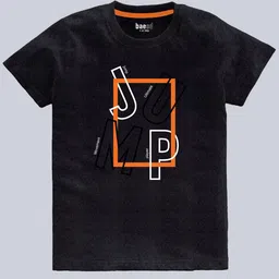 BAESD Boys Pack Of 3 Typography Printed Pure Cotton T-shirt image 4