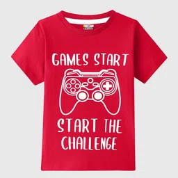 KUCHIPOO Boys 5 Printed Applique T-shirt image 4