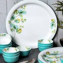 servewell Pack of 18 Melamin Buffet Set Twin Rnd - Live Dinner Set image 5