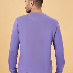 People Lavender Typography Printed Sweatshirt image 4