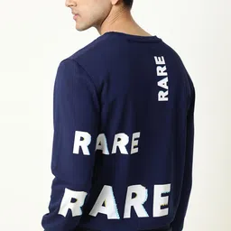 RARE RABBIT Men Clovis Graphic Print Printed Sweatshirt image 2