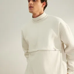 Trendyol High Neck Drop Shoulder Sleeves Sweatshirt image 4