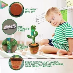 f a s t f r i e n d s Dancing Cactus Toy kids Toys kids toys cactus baby talking cactus talking parro image 3