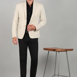 killer Men Solid Single Breasted Casual Blazer image 2