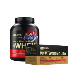 optimum nutrition on Optimum Nutrition (ON) Gold Standard 100% Whey Protein Powder - 5 lb, 2.27 kg - Double Rich Chocolate & Optimum Nutrition (ON) Gold Standard Pre-Workout- 142.5g/15 single serve packs (Fruit Punch Flavor)-picture-37