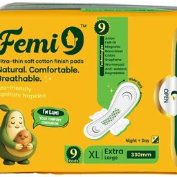 femi9 330mm heavy flow pads|9layer Advanced protection Sanitary Pad image 5