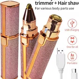 The P A19 2 in 1 Painless Eyebrow Rechargable Trimmer & Facial Hair Removel for Women Cordless Epilator-picture-24