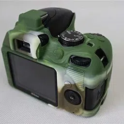 Camaura Silicone Cover Protective Camera Cover for D3300 Camera Case-Camouflage Camera Bag image 2