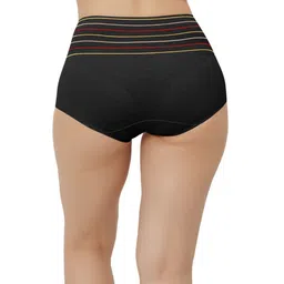 Bella Voste Pack Of 3 Striped High Waist Shapewear Briefs image 4