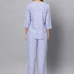 ETC Conversational Printed Round Neck Night suit image 5