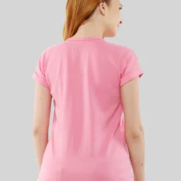 SillyBoom Typography Printed Dolman Sleeves Cotton Maternity T-Shirt image 2