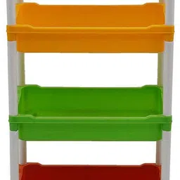 supreme maa durga Spoga Trolley Rack Plastic (Multicolour) Plastic Kitchen Trolley image 4