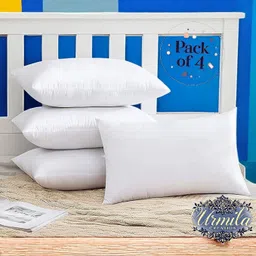 Luxury Microfibre Solid Sleeping Pillow Pack of 4-image-1