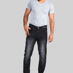 a flash Men Regular High Rise Black Jeans-picture-21