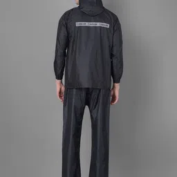 Dollar Men Adjustable Reversible Hooded Rain Jacket image 5