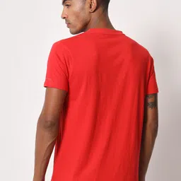 Aristitch Round Neck Cotton Relaxed Fit T-shirt image 3