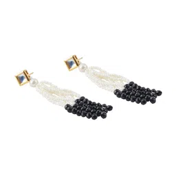 TEEJH Gold Plated Multistrand Beaded Jewellery Set image 4